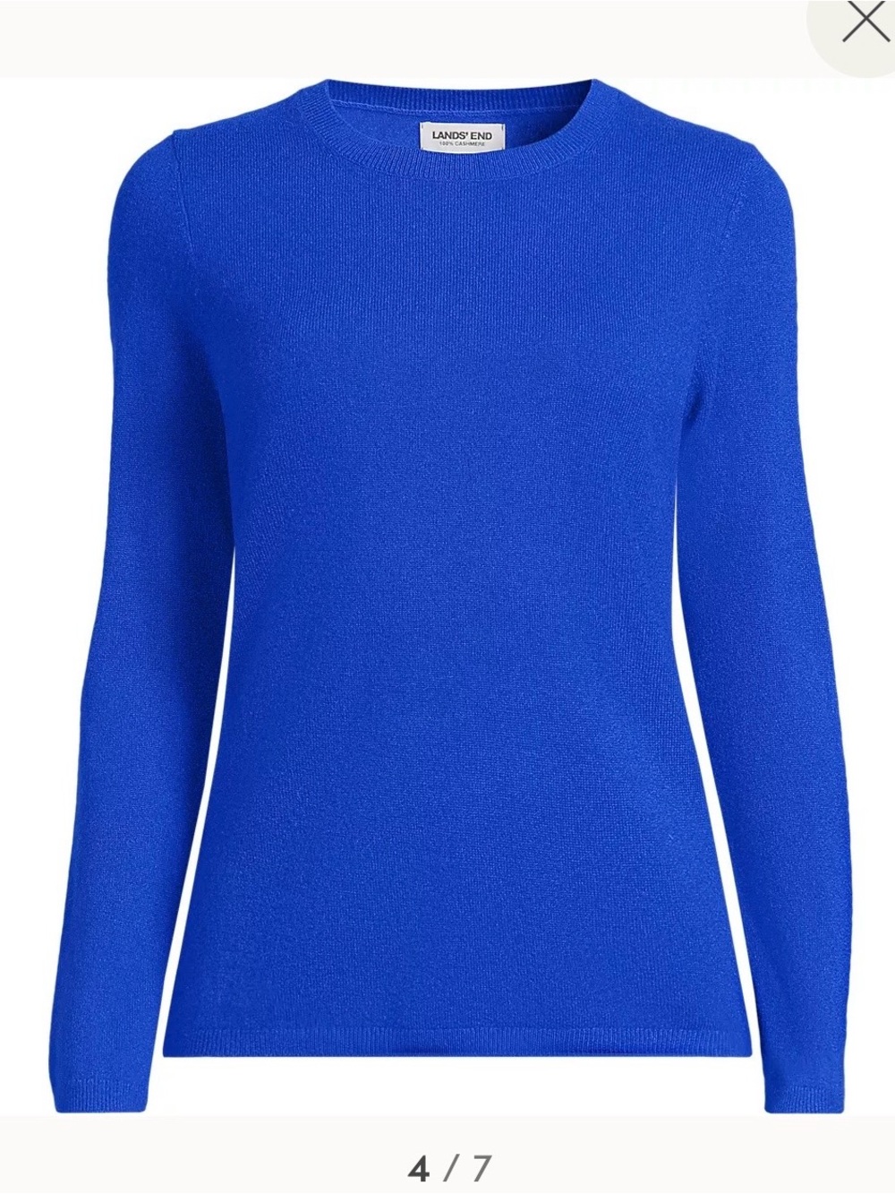 Lands’ End cashmere sweater size small!